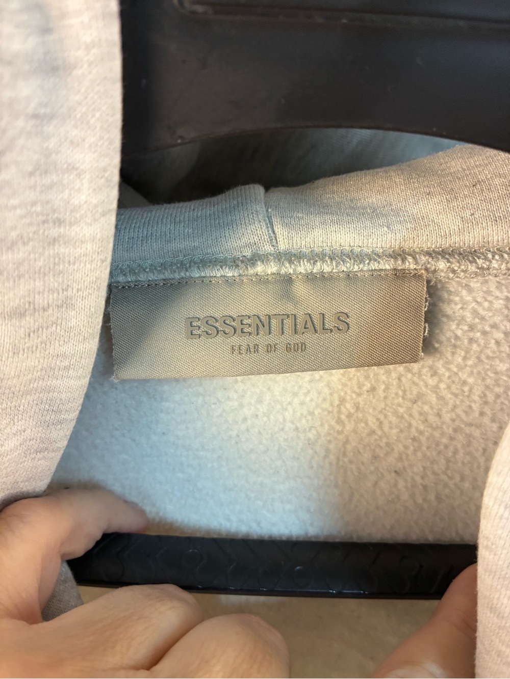 Essentials Fear of God Heather Gray Hoodie Pullover M - Picture 7 of 8